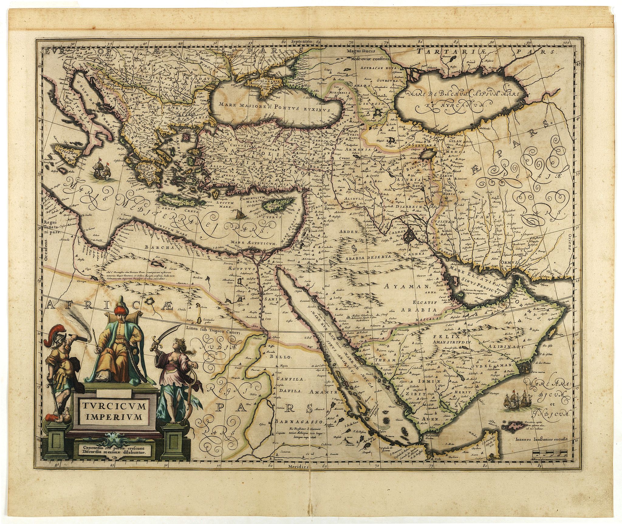 Карта 1635 года