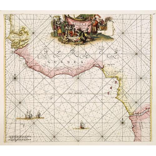 Old map image download for Tractus Littorales Guineae a Promontorio Verde usque ad sinum Catenbelae.