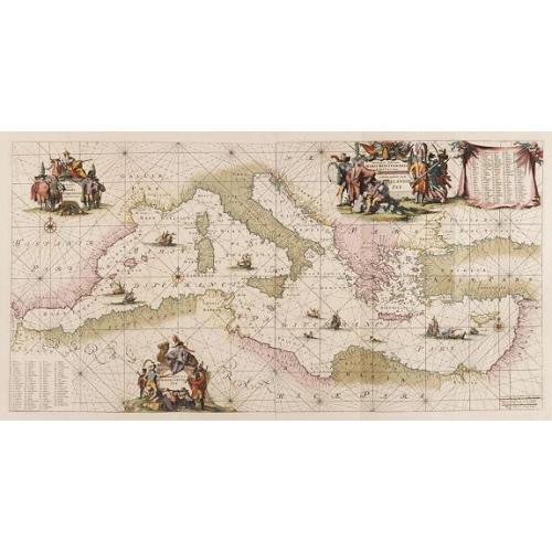 Old map image download for Orientalior tractus Maris Mediterranei. / Orientalior districtus Maris Mediterranei. . .