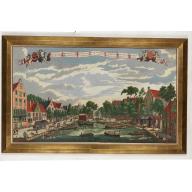 Gesigt van den Vermaakelyken Overtoom  ... der stad Amsterdam....