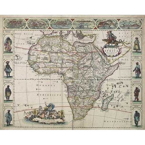 Old map image download for Nova Africa descriptio.