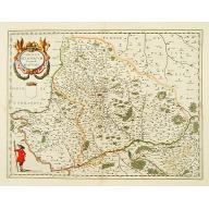 Old, Antique map image download for Comitatus Bellovacum, Vernaculé Beauvais.