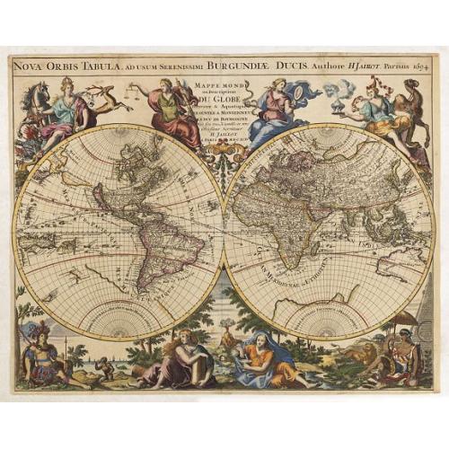 Old map image download for Nova Orbis Tabula, adusum Serenissimi Burgundiae..