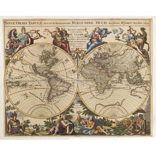 Old map image download for Nova Orbis Tabula, adusum Serenissimi Burgundiae..
