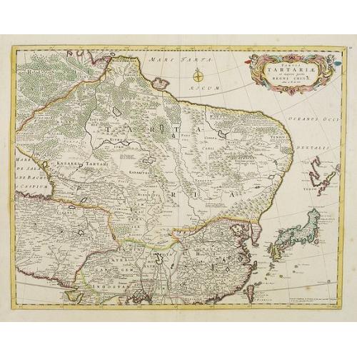 Old map image download for Tabula Tartariae et majoris partis regni Chinae.