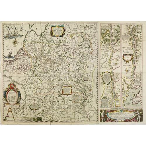 Old map image download for Magni Ducatus Lithuaniae. . . (with) Campus Inter Bohum et Borystenem.. .