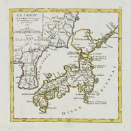 Old, Antique map image download for Le Japon.