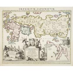 Imperium Japonicum Per Regiones Digestum Sex et Sexaginta Atque Ipsorum Japonensium Mappis Descriptum Ab Hadriano Relando.