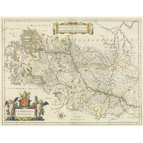 Old map image download for Leodiensis dioecesis.
