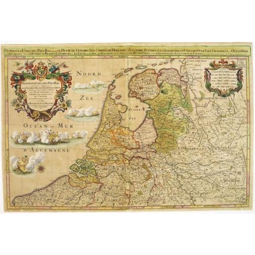 Old map image download for Provinces-Unies des Pays-Bas..