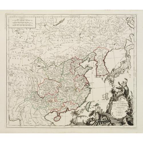 Old map image download for L'Empire de La Chine avec La Tartarie Chinoise.