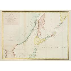 Carte des découvertes.. 1787.. Et Manille..