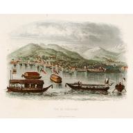 Old, Antique map image download for Vue de Nangasaki.