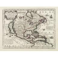 Old map image download for L'Amerique Septentrionale qui fait partie des Indes Occidentales..