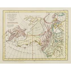 Carte Générale des Découvertes de l'Amiral de Fonte representant la grande probabilité d'un Passage au Nord Ouest. . .