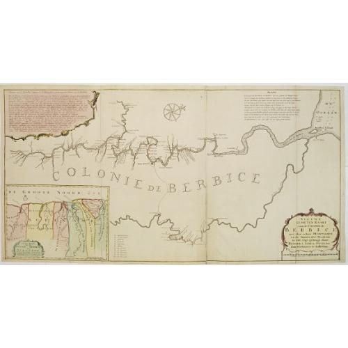 Old map image download for Nieuwe..kaart van de colonie Berbice..