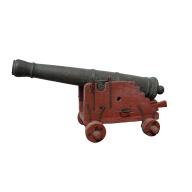 Old, Antique map image download for A fine bronze cannon.
