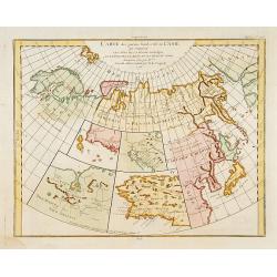 Carte des parties Nord et est de l'Asie.. (5 maps on one sheet)