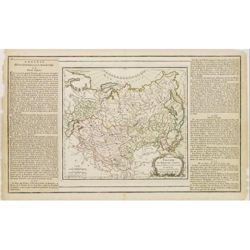 Old map image download for Grande Tartarie et Isles du Japon.
