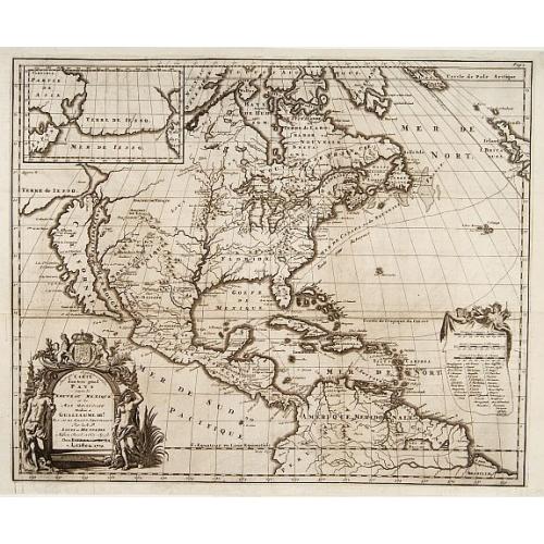 Old map image download for Amerique Septentrionalis Carte d'un tres grand Pays . . .
