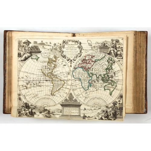 Rare, antique map of  Introduction a la Geographie