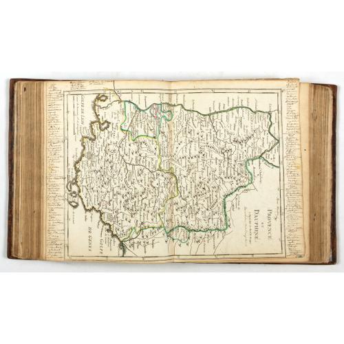 Rare, antique map of  Introduction a la Geographie