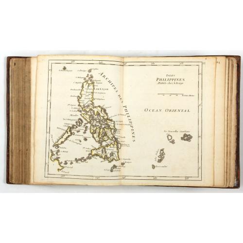 Rare, antique map of  Introduction a la Geographie