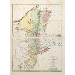 A map of the provinces of New-York and New-Jersey..