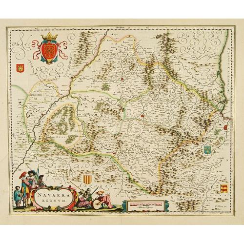 Old map image download for Navarra regnum.