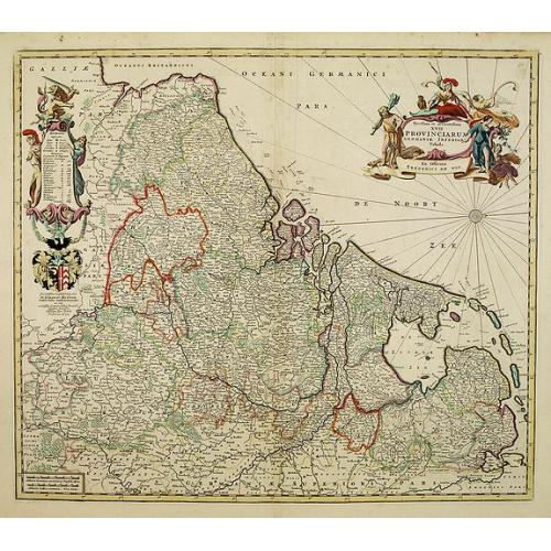 Old map image download for Novissima et accuratissima XVII Provinciarum Germaniae. . .
