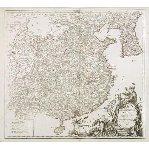 Old map image download for L\'Empire de la Chine dressé d\'après les cartes de l\'Atlas Chinois..