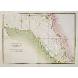 Carte Plate de la partie Septentrionale du Detroit de Malac, depuis de la rade d'Achem jusqu'a Malac.