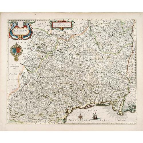Old map image download for Languedoc.