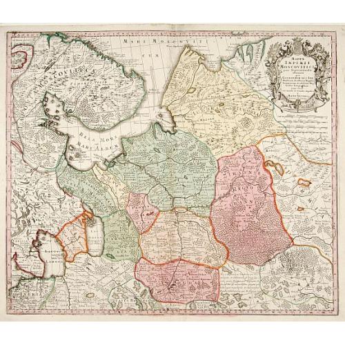 Old map image download for Mappae Imperii Moscovitici pars Septentrionalis..