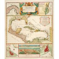 Old map image download for Mappa Geographica..Indiae Occidentalis..