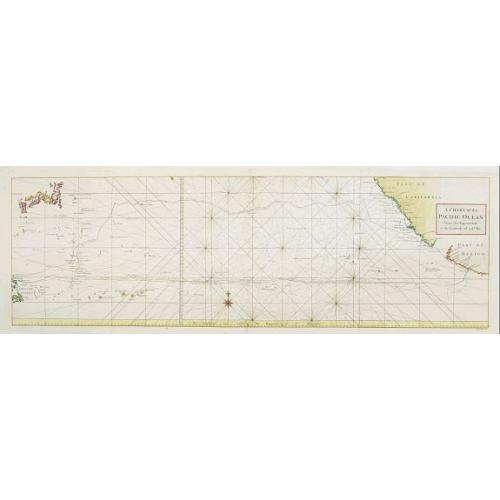 Old map image download for A Chart of the PACIFIC OCEAN..