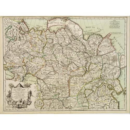 Old map image download for Carte de Tartarie. . .