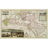 Old map image download for The Turkish Empire in Europe, Asia and Africa..