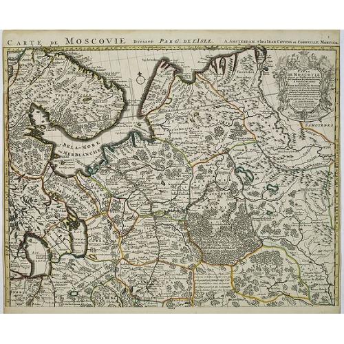 Old map image download for Carte de Moscovie. . .