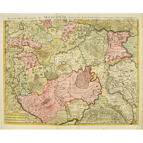 Old map image download for Partie Meridionale de Moscovie..