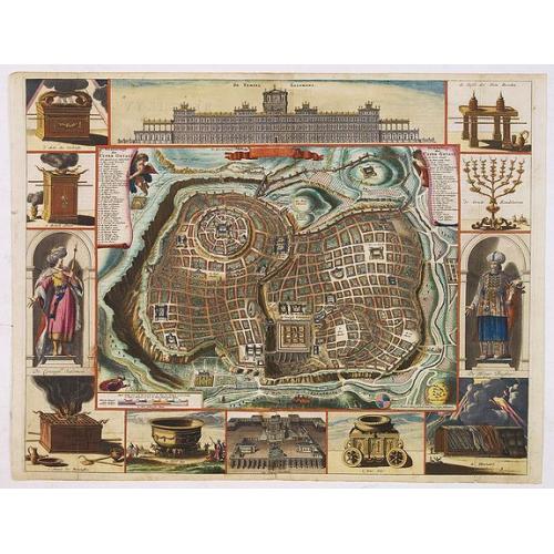 Old map image download for Jerusalem.