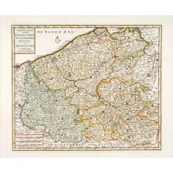 Nieuwe kaart van het Graafschap Vlaanderen, Artois. . .