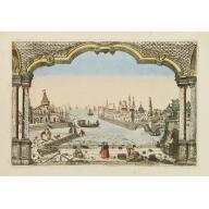 Old, Antique map image download for Vue du Port et de la Ville de L'Amekk dans Larbie..