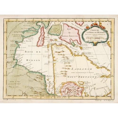 Carte de la Baye de Hudson..
