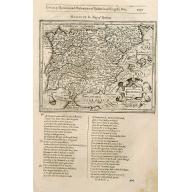 Old, Antique map image download for Hispania.