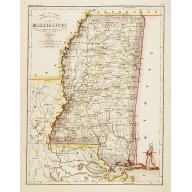 Old map image download for Neueste Karte von Mississippi..