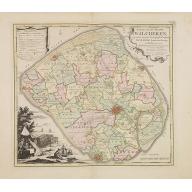 Old, Antique map image download for Kaart van het eiland Walcheren..