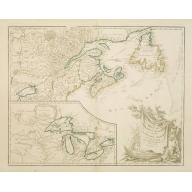 Old map image download for Partie de l'Amerique Septent. .