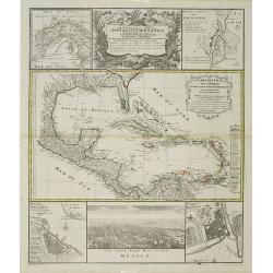Mappa Geographica.. Indiae Occidentalis..