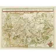 Old map image download for Lotharingia ducatus : Vulgo Lorraine.